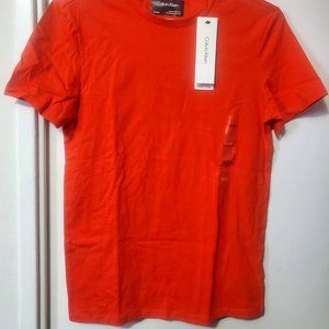 Calvin Klein women's XS T-Shirt Orange